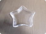 体験素材グラス「スター小皿」